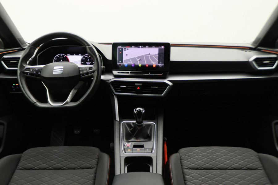 Seat Leon 1.0 TSI FR Launch Edition Virtual Cockpit, ACC, Apple Carplay, Sfeerverlichting, LED, DAB, 17"