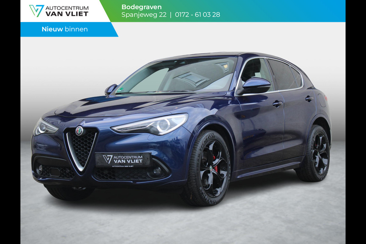 Alfa Romeo Stelvio 2.2d Super | LEDEREN BEKLEDING | 20" LICHTMETALEN VELGEN |