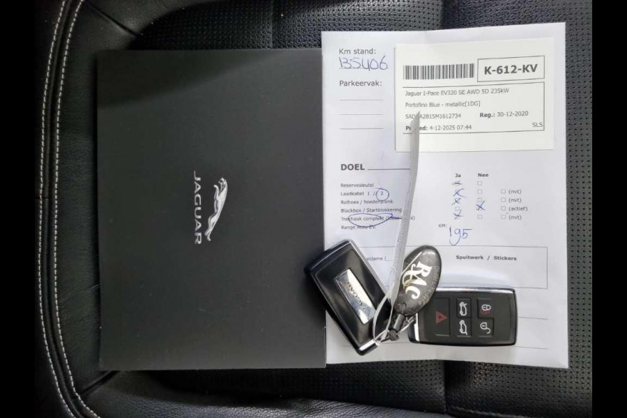 Jaguar I-PACE EV320 HSE 90 kWh | Trekhaak | Panorama | Meridian | 360 Camera |