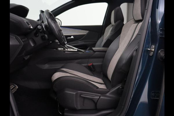 Peugeot 3008 1.6 HYbrid 225 GT Line | Panoramadak | Leder/Alcantara | Stoelverwarming | Camera | Carplay | Adaptive cruise | Navigatie | Keyless | Full LED | 19'' | Sfeerverlichting | PHEV | Plug In