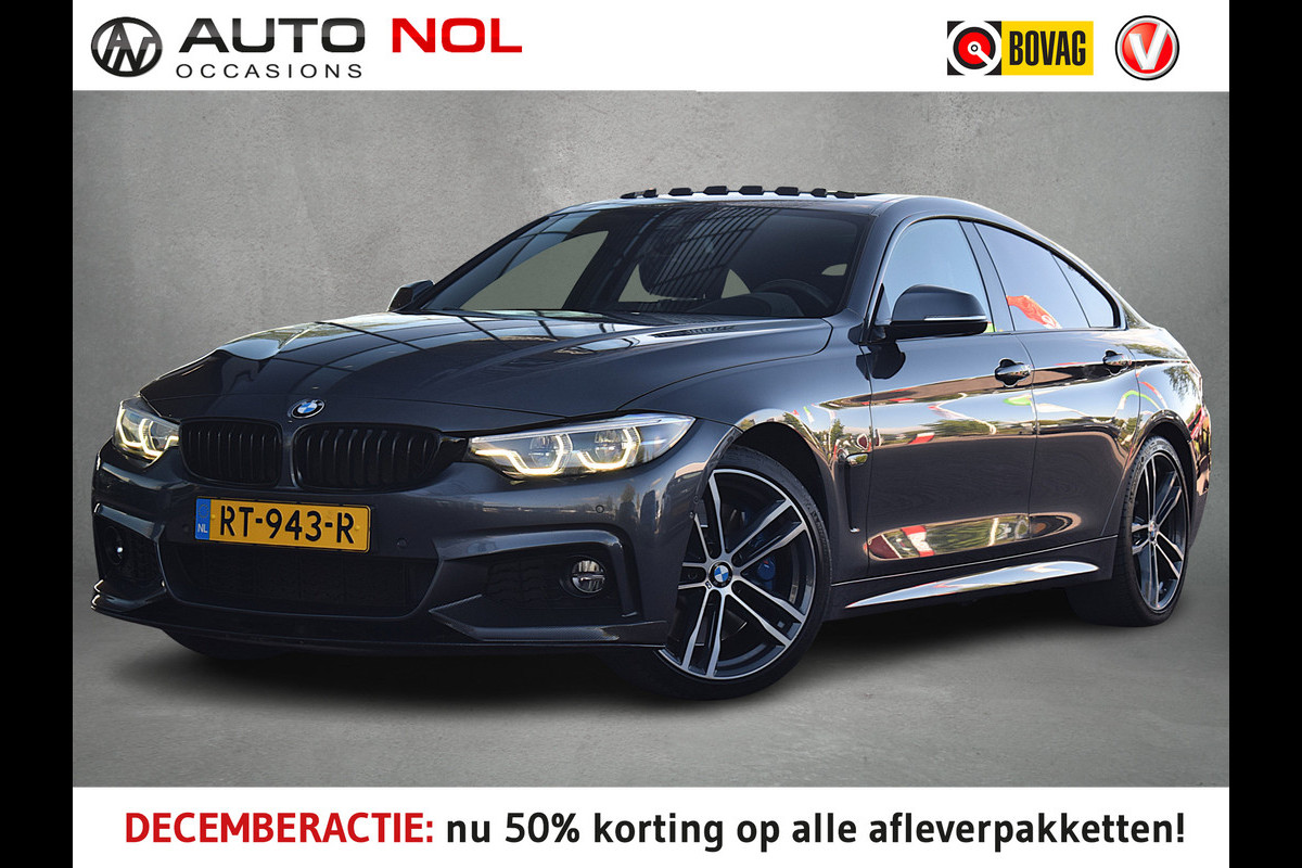 BMW 4 Serie Gran Coupé 430i High Executive | M-sport | CarPlay | Schuifdak | H/K | Leer | Stoelverw.