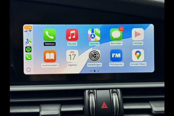 Alfa Romeo Giulia 2.0T Super Squadra Tuning 300+ PK Cruise Climate Leer Stoel- stuurverwarming Apple / Android Navi Camera Pano