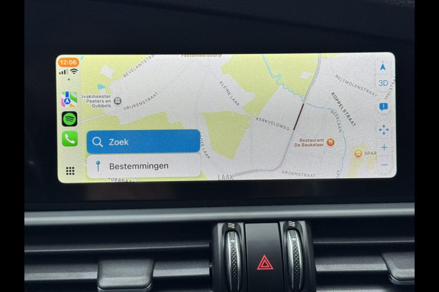 Alfa Romeo Giulia 2.0T Super Squadra Tuning 300+ PK Cruise Climate Leer Stoel- stuurverwarming Apple / Android Navi Camera Pano