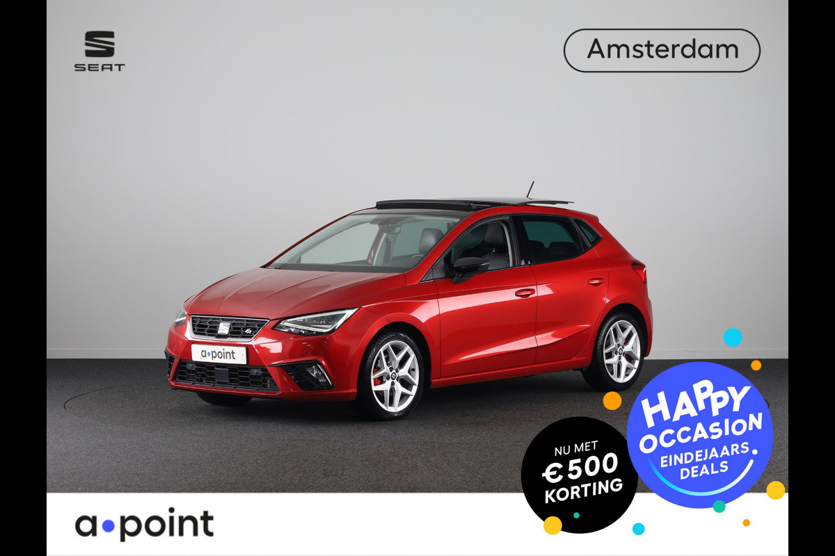 Seat Ibiza 1.0 TSI FR Business Intense 115pk Automaat | Panoramdak | Led koplampen | Apple Carplay/ Android auto | 17 inch lichtmetalen velgen