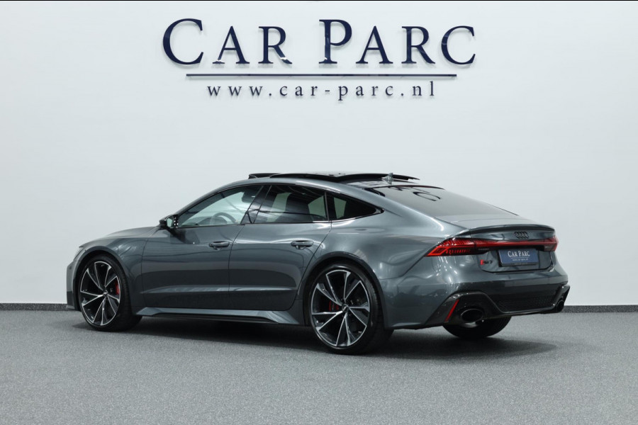 Audi RS7 Sportback 4.0 TFSI quattro 750+-PK KERAMISCH/4-WIEL.B/3D B&O/VIRTUAL/SFEER/PANO/22"LMV/360/LINE/ACC/12 MDN GARANTIE!