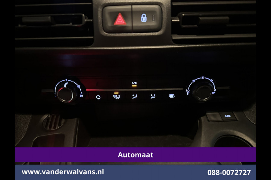 Peugeot Partner 1.5 BlueHDI 131pk Automaat L1H1 Euro6 Airco | 3-Zits | Navigatie | Apple Carplay Android Auto, Parkeersensoren
