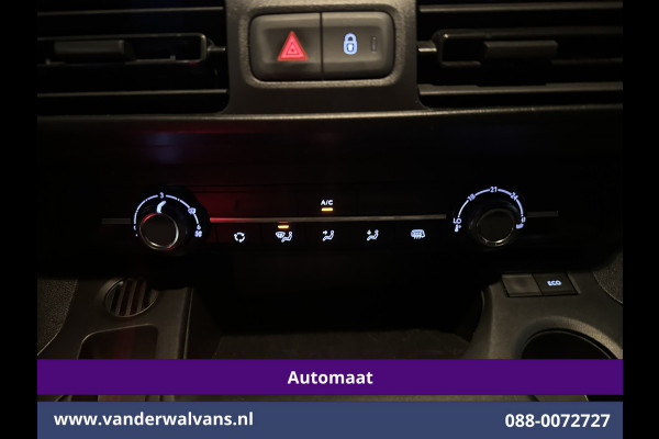 Peugeot Partner 1.5 BlueHDI 131pk Automaat L1H1 Euro6 Airco | 3-Zits | Navigatie | Apple Carplay Android Auto, Parkeersensoren