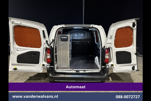 Peugeot Partner 1.5 BlueHDI 131pk Automaat L1H1 Euro6 Airco | 3-Zits | Navigatie | Apple Carplay Android Auto, Parkeersensoren
