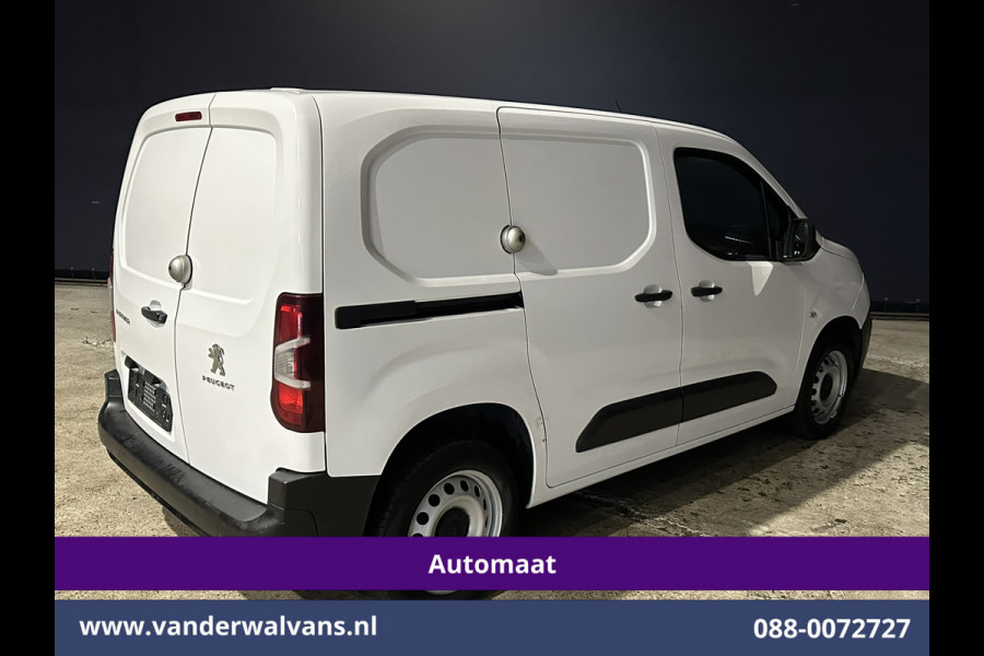 Peugeot Partner 1.5 BlueHDI 131pk Automaat L1H1 Euro6 Airco | 3-Zits | Navigatie | Apple Carplay Android Auto, Parkeersensoren
