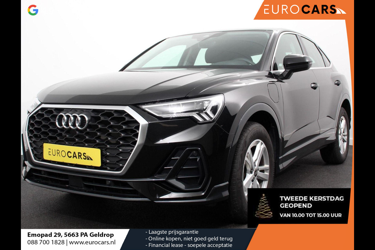 Audi Q3 Sportback 45 TFSI e 245pk PHEV S-tronic Attitude Navigatie Parkeersensoren Adaptive Cruise Control Stoelverwarming Ledverlichting Virtual Cockpit Climate Control