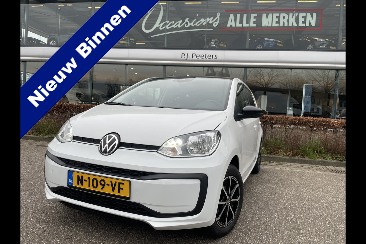 Volkswagen up! 1.0 Airco - Alarm klasse 1 - Bluetooth - Elektrische ramen voor - Radio - Rijstrooksensor - Start/stop systeem - Centrale deurvergrendeling met afstandsbediening