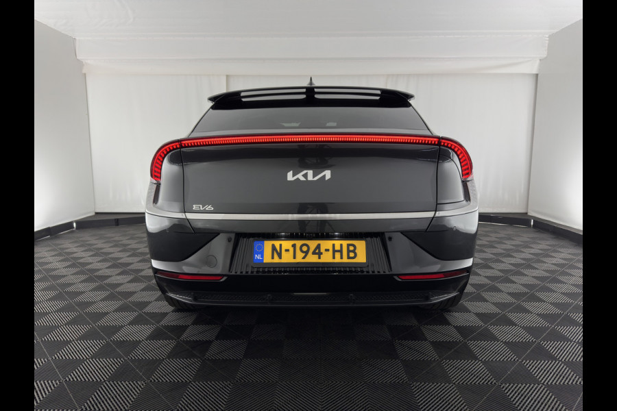 Kia Ev6 Plus 77.4 kWh [ 3-Fase ] (INCL-BTW) Aut. *LEATHER | ADAPTIVE-CRUISE | DIGI-COCKPIT | MERIDIAN-AUDIO | MEMORY-PACK | FULL-LED | KEYLESS | CAMERA | DAB | BLIND-SPOT | NAVI-FULLMAP | PRIVACY-GLASS | AMBIENT-LIGHT | ...