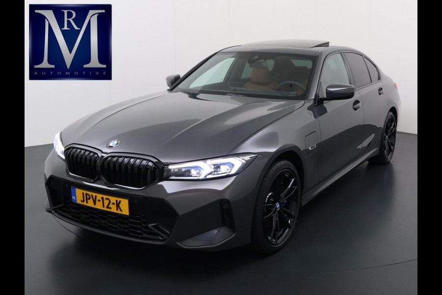 BMW 3-serie 330e High Executive BOMVOL!| M SPORT | SCHUIFDAK | LEDER | HARMAN KARDON | LASER LED | ELECTR STOELEN | KEYLESS | HEAD UP| DODE HOEK HERKENNING | STUURWIEL VERWARMING