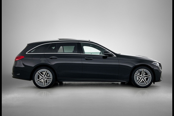 Mercedes-Benz C-Klasse Estate 300 e AMG Plug-In Hybride AMG Line | Trekhaak | Panorama Schuif-Kanteldak | Digital Licht | Rijassistentiepakket Plus incl. PRE-SAFE Inclusief 24 maanden MB Certified garantie voor Europa.
