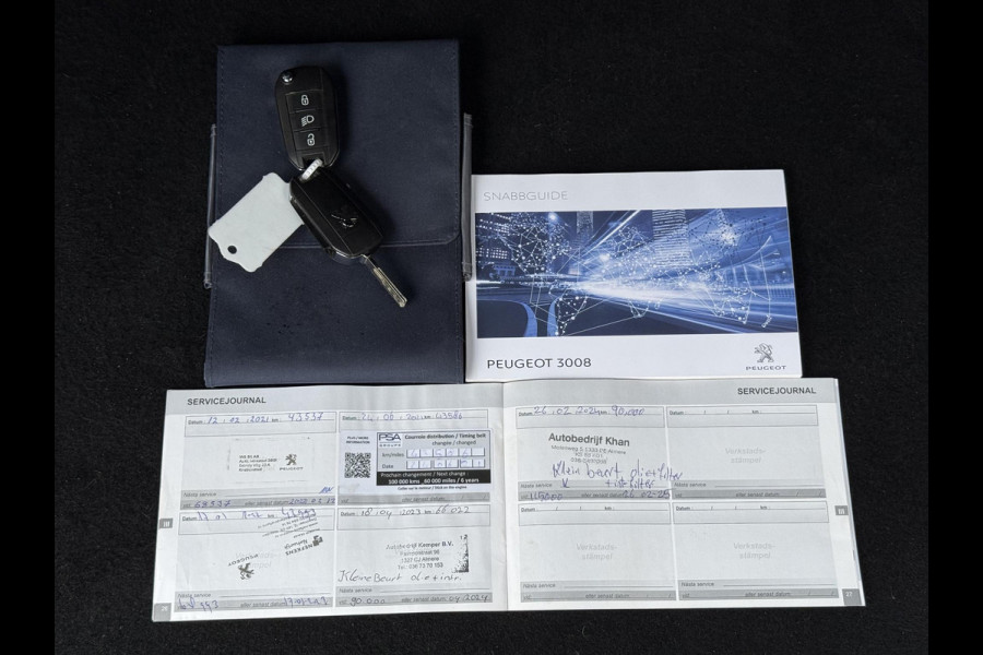 Peugeot 3008 1.2 PureTech Allure 2e Eigenaar,Navi,Clima,Cruuise,PDC,Automaat,Trekhaak,Stoelverwarming,APK tot 03-2026