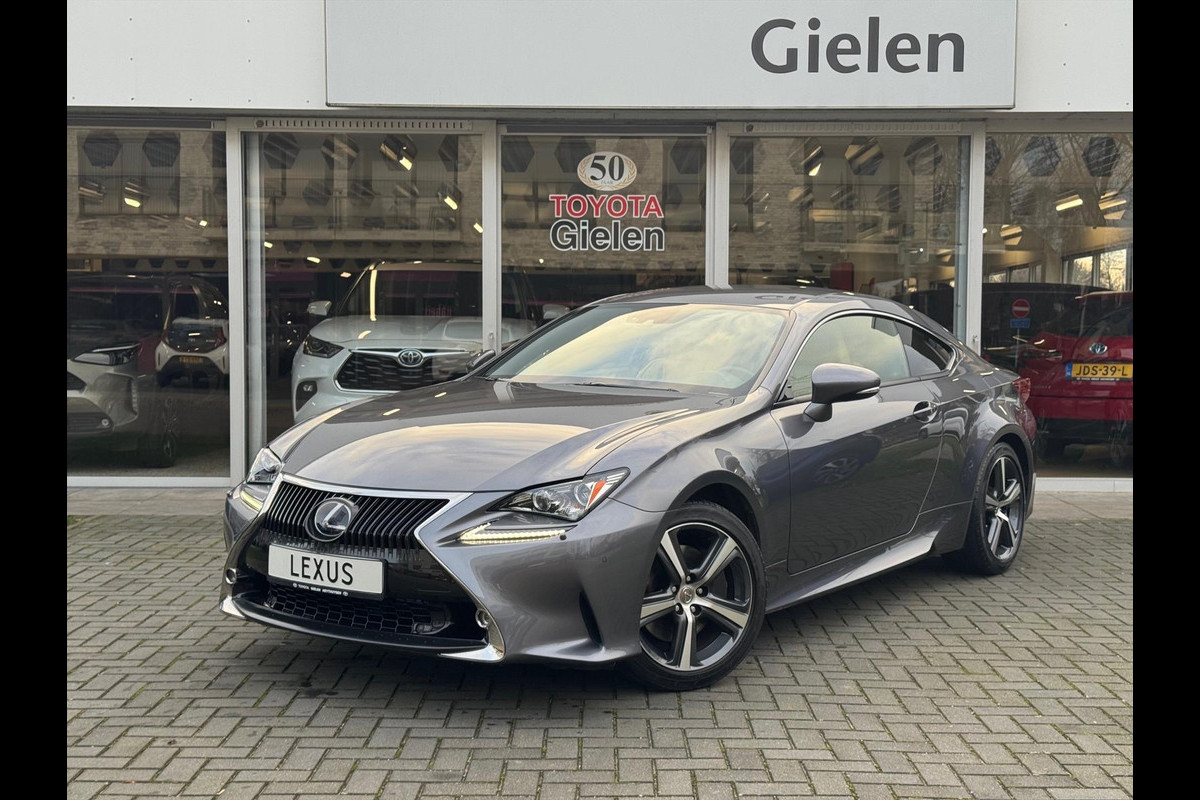 Lexus RC 300h Business Line Pro | Eerste eigenaar, Facelift, Leer, Stoelverwarming, Adaptive cruise control, Groot scherm, 18 inch, Keyle