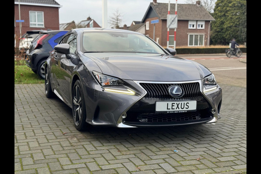 Lexus RC 300h Business Line Pro | Eerste eigenaar, Facelift, Leer, Stoelverwarming, Adaptive cruise control, Groot scherm, 18 inch, Keyle