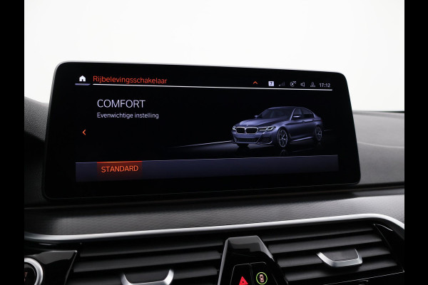 BMW 5 Serie 518D M-SPORT SEDAN + NAPPA LEDEREN COMFORTZETELS | TREKHAAK | H/K | HEAD-UP | SFEERVERLICHTING