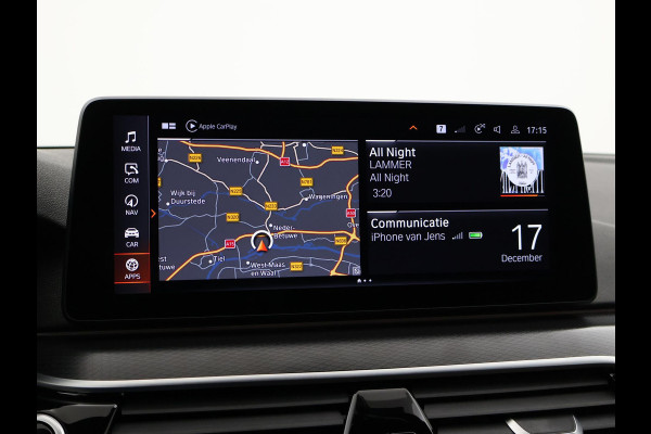 BMW 5 Serie 518D M-SPORT SEDAN + NAPPA LEDEREN COMFORTZETELS | TREKHAAK | H/K | HEAD-UP | SFEERVERLICHTING