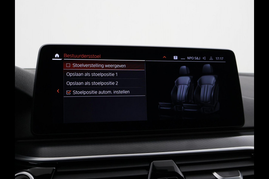 BMW 5 Serie 518D M-SPORT SEDAN + NAPPA LEDEREN COMFORTZETELS | TREKHAAK | H/K | HEAD-UP | SFEERVERLICHTING