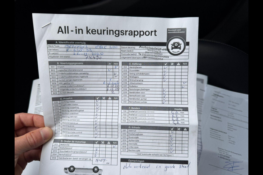 Mercedes-Benz EQC 400 4MATIC Business Solution AMG 80 kWh VAN: €37.900,- VOOR: €35.877,- UW EINDEJAARSVOORDEEL: €2.023,-| ADAPTIVE CRUISE CONTROL| ELEK. ACHTERKLEP| CAMERA