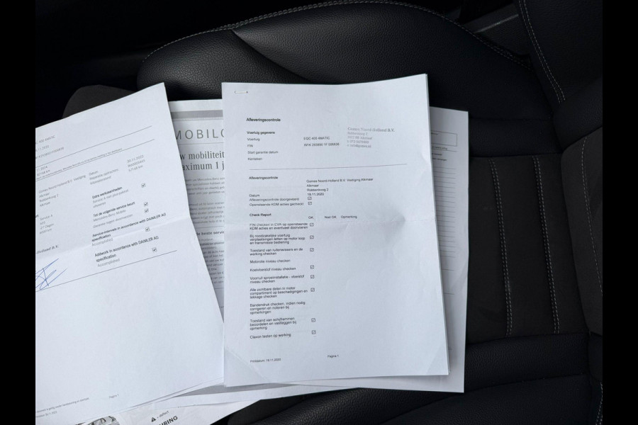 Mercedes-Benz EQC 400 4MATIC Business Solution AMG 80 kWh VAN: €37.900,- VOOR: €35.877,- UW EINDEJAARSVOORDEEL: €2.023,-| ADAPTIVE CRUISE CONTROL| ELEK. ACHTERKLEP| CAMERA