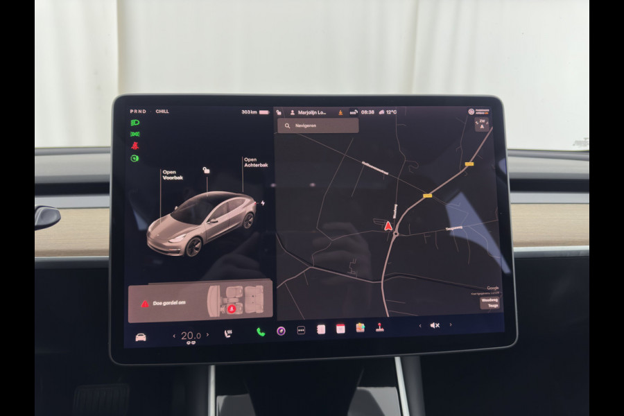 Tesla Model 3 Standard RWD Plus 60 kWh [ 3-Fase ] {SOH-86%} (INCL-BTW) Aut. *PANO | AUTO-PILOT | LEATHER | KEYLESS | FULL-LED | MEMORY-PACK | SURROUND-VIEW | DAB | CARPLAY | DIGI-COCKPIT | LANE-ASSIST | COMFORT-SEATS | 18"ALU*