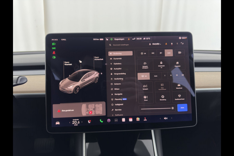 Tesla Model 3 Standard RWD Plus 60 kWh [ 3-Fase ] {SOH-86%} (INCL-BTW) Aut. *PANO | AUTO-PILOT | LEATHER | KEYLESS | FULL-LED | MEMORY-PACK | SURROUND-VIEW | DAB | CARPLAY | DIGI-COCKPIT | LANE-ASSIST | COMFORT-SEATS | 18"ALU*