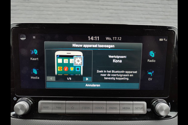 Hyundai Kona EV 64kWh SOH 100% Warmtepomp Adap.Cruise Apple Carplay Android Auto Navi Camera Pdc Fashion Privacy Glas Blind Spot Lane Assist Origineel Nederlandse Auto