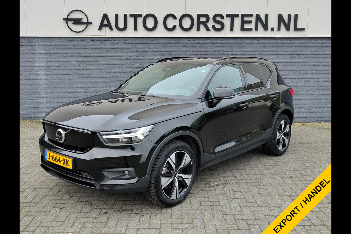 Volvo XC40 Recharge P8 AWD 408pk R-Design SOH 90% Adap.Cruise Navi Ecc Camera Apple Carplay Android Auto Pdc Stoelverwarming Lmv 19" Privacy Glas Google Maps DAB+ Origineel Nederlandse Auto Nieuwprijs  €59.825,- Export - Handel