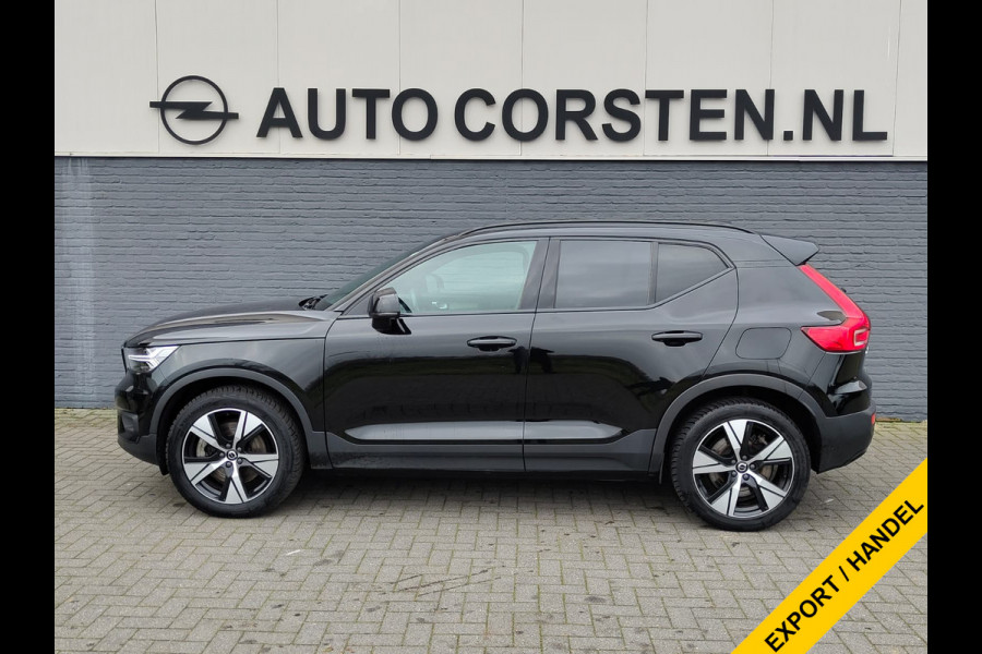 Volvo XC40 Recharge P8 AWD 408pk R-Design SOH 90% Adap.Cruise Navi Ecc Camera Apple Carplay Android Auto Pdc Stoelverwarming Lmv 19" Privacy Glas Google Maps DAB+ Origineel Nederlandse Auto Nieuwprijs  €59.825,- Export - Handel