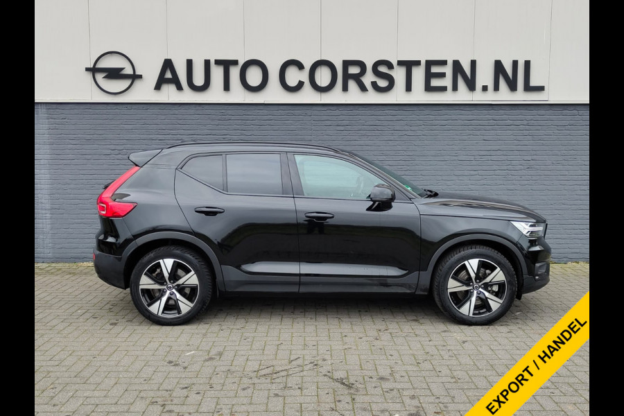 Volvo XC40 Recharge P8 AWD 408pk R-Design SOH 90% Adap.Cruise Navi Ecc Camera Apple Carplay Android Auto Pdc Stoelverwarming Lmv 19" Privacy Glas Google Maps DAB+ Origineel Nederlandse Auto Nieuwprijs  €59.825,- Export - Handel