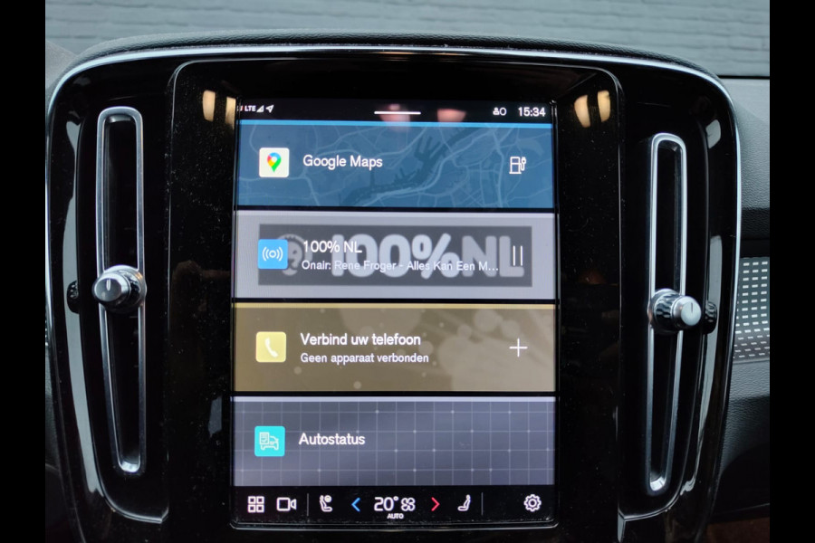 Volvo XC40 Recharge P8 AWD 408pk R-Design SOH 90% Adap.Cruise Navi Ecc Camera Apple Carplay Android Auto Pdc Stoelverwarming Lmv 19" Privacy Glas Google Maps DAB+ Origineel Nederlandse Auto Nieuwprijs  €59.825,- Export - Handel