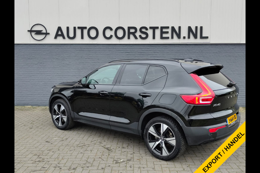 Volvo XC40 Recharge P8 AWD 408pk R-Design SOH 90% Adap.Cruise Navi Ecc Camera Apple Carplay Android Auto Pdc Stoelverwarming Lmv 19" Privacy Glas Google Maps DAB+ Origineel Nederlandse Auto Nieuwprijs  €59.825,- Export - Handel