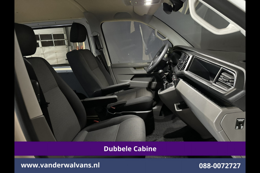 Volkswagen Transporter 2.0 TDI L2H1 Dubbele Cabine Euro6 Airco | 2200kg Trekhaak | Apple Carplay Cruisecontrol, Android Auto, 5-Zits, Parkeersensoren, Achterklep