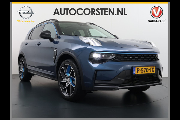 Lynk & Co 01**Gereserveerd** PHEV AUT-7 261pk Pano-Schuifdak Lmv 20" 360°Camera Apple Carplay Android Auto Adap.Cruise Navi Pdc Ecc Keyless Led Plug-In Hybri Elek.Memory.Stoel File assistent Dodehoek detector Elektrisch bedienbare achterklep Rijstrooksensor Wifi Verkeersbord detectie 425Nm koppel 3,7kw laadvermogen  1800kg Trekvermogen 1e Eigenaar Origineel Nederlandse auto!