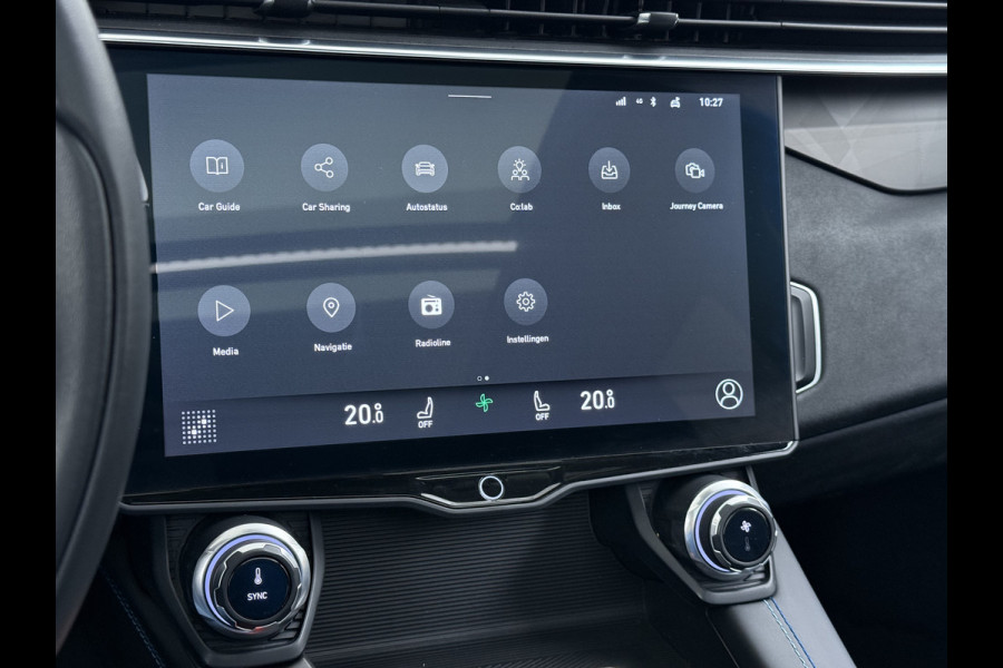 Lynk & Co 01**Gereserveerd** PHEV AUT-7 261pk Pano-Schuifdak Lmv 20" 360°Camera Apple Carplay Android Auto Adap.Cruise Navi Pdc Ecc Keyless Led Plug-In Hybri Elek.Memory.Stoel File assistent Dodehoek detector Elektrisch bedienbare achterklep Rijstrooksensor Wifi Verkeersbord detectie 425Nm koppel 3,7kw laadvermogen  1800kg Trekvermogen 1e Eigenaar Origineel Nederlandse auto!