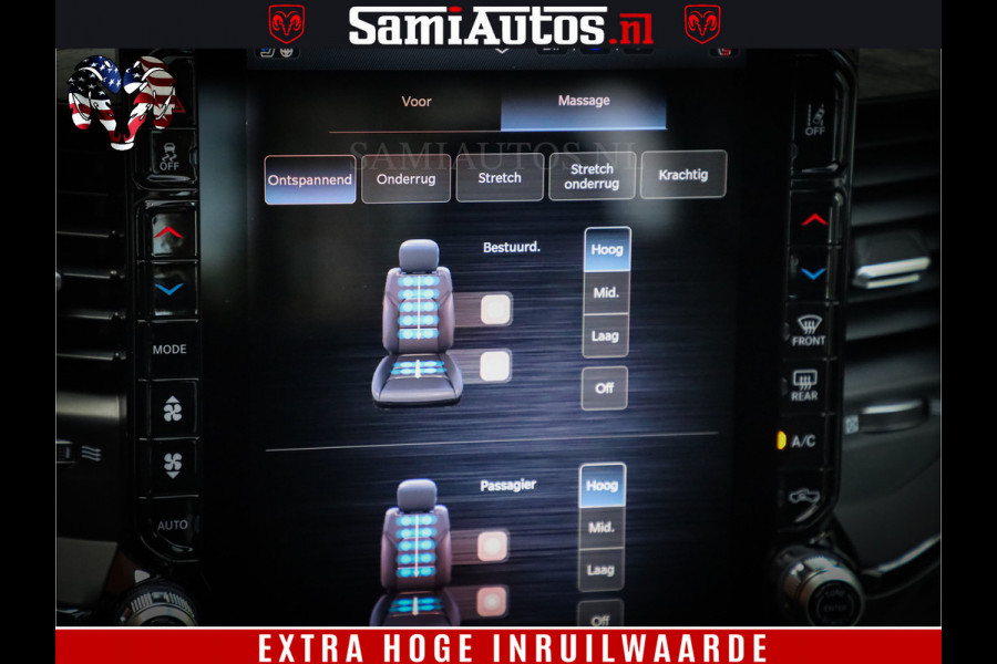 Dodge Ram 1500 Limited Night High Output 540HP 706Nm | Massage + Full Option | De Meest Luxe en Volle Pick-Up in zijn Klasse | Comfortabele Dubbele Cabine met Royale 5 Zitplaatsen | BPM vrij | Nu Leverbaar uit Voorraad | Voorraad Nr 2352 - 7649