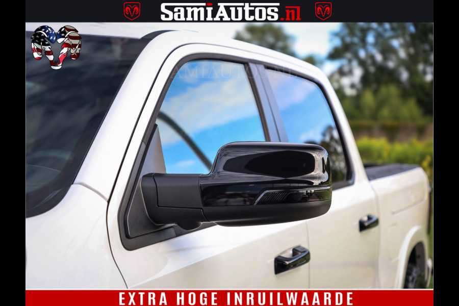 Dodge Ram 1500 Limited Night High Output 540HP 706Nm | Massage + Full Option | De Meest Luxe en Volle Pick-Up in zijn Klasse | Comfortabele Dubbele Cabine met Royale 5 Zitplaatsen | BPM vrij | Nu Leverbaar uit Voorraad | Voorraad Nr 2352 - 7649