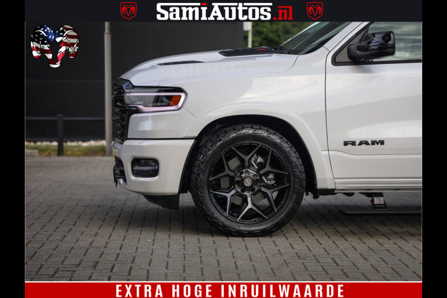 Dodge Ram 1500 Limited Night High Output 540HP 706Nm | Massage + Full Option | De Meest Luxe en Volle Pick-Up in zijn Klasse | Comfortabele Dubbele Cabine met Royale 5 Zitplaatsen | BPM vrij | Nu Leverbaar uit Voorraad | Voorraad Nr 2352 - 7649