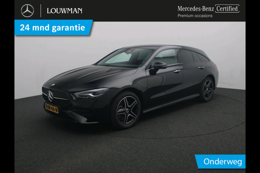 Mercedes-Benz CLA-Klasse Shooting Brake 250 e Star Edition AMG Line | Night Pakket | Sfeerverlichting | Ledkoplampen | Apple CarPlay | Keyless-Go | Inclusief 24 maanden MB Certified garantie voor Europa.