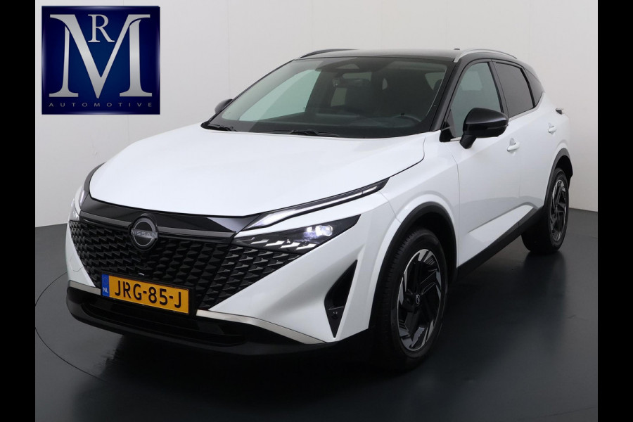 Nissan QASHQAI 1.3 MHEV Xtronic N-Connecta | FABRIEKSGARANTIE| PANO| VOORRUITVERWARMING| STOEL + STUUR VERWARMING| 360 CAMERA| DODE HOEK| HEAD-UP| ELEK. ACHTERKLEP