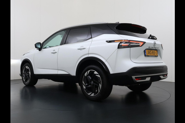 Nissan QASHQAI 1.3 MHEV Xtronic N-Connecta | FABRIEKSGARANTIE| PANO| VOORRUITVERWARMING| STOEL + STUUR VERWARMING| 360 CAMERA| DODE HOEK| HEAD-UP| ELEK. ACHTERKLEP