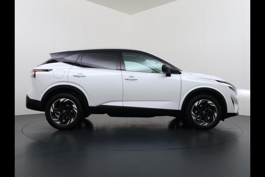 Nissan QASHQAI 1.3 MHEV Xtronic N-Connecta | FABRIEKSGARANTIE| PANO| VOORRUITVERWARMING| STOEL + STUUR VERWARMING| 360 CAMERA| DODE HOEK| HEAD-UP| ELEK. ACHTERKLEP