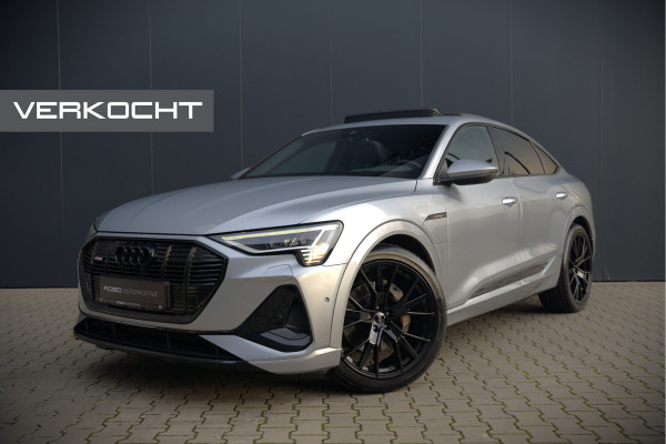 Audi e-tron Sportback 50 quattro S edition 71 kWh | S-Line | Black Edition | Panoramadak | Memory Seats | Luchtvering | Adaptive Cruise Control | Apple Carplay | Keyless | Matrix LED | Leder | Stoelverwarming | NAP |
