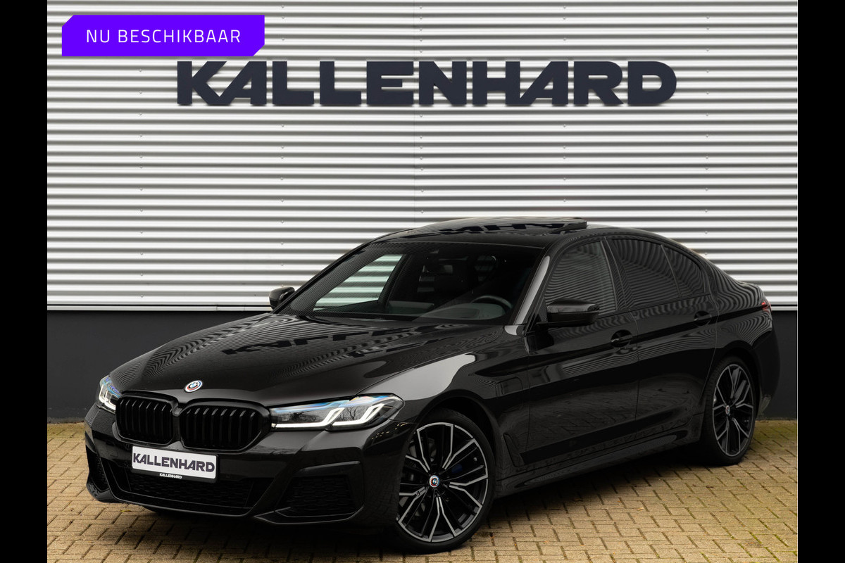 BMW 5 Serie 530e M-Sport - Individual ''Crystal Casserit Black'' - Dak - Head-Up