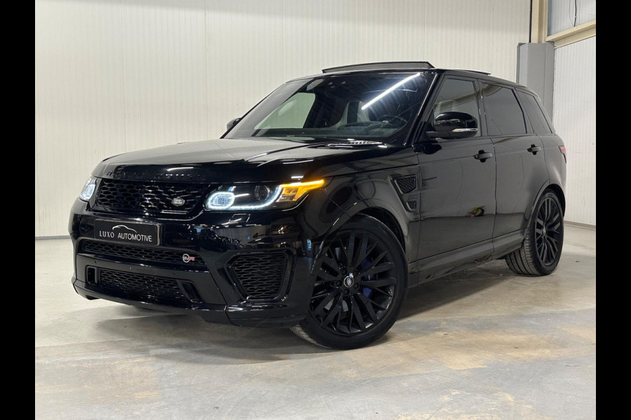 Land Rover Range Rover Sport 5.0 V8 Supercharged SVR | BLACK EDITION | KUIPSTOELEN | CARBON | FULL OPTIONS