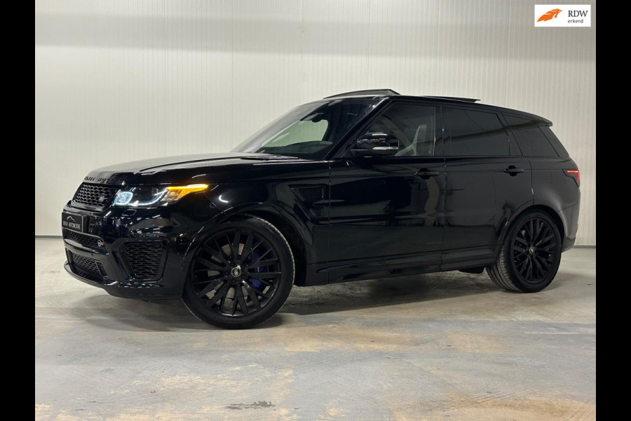 Land Rover Range Rover Sport 5.0 V8 Supercharged SVR | BLACK EDITION | KUIPSTOELEN | CARBON | FULL OPTIONS