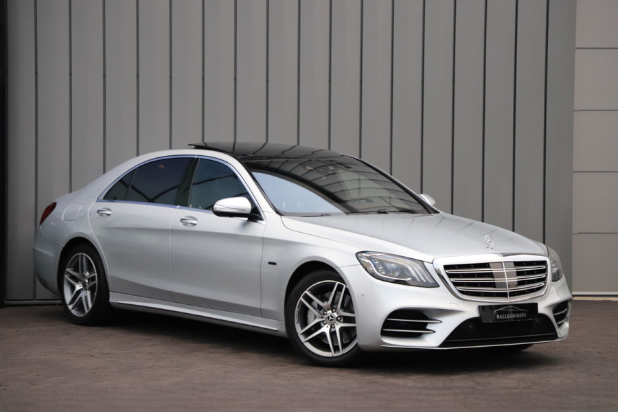 Mercedes-Benz S-Klasse 560e AMG Lang | 476PK | Massage | Luchtvering | Head-up | Chauffeurs-pakket | Sfeerverlichting | Keyless-go | 2019.