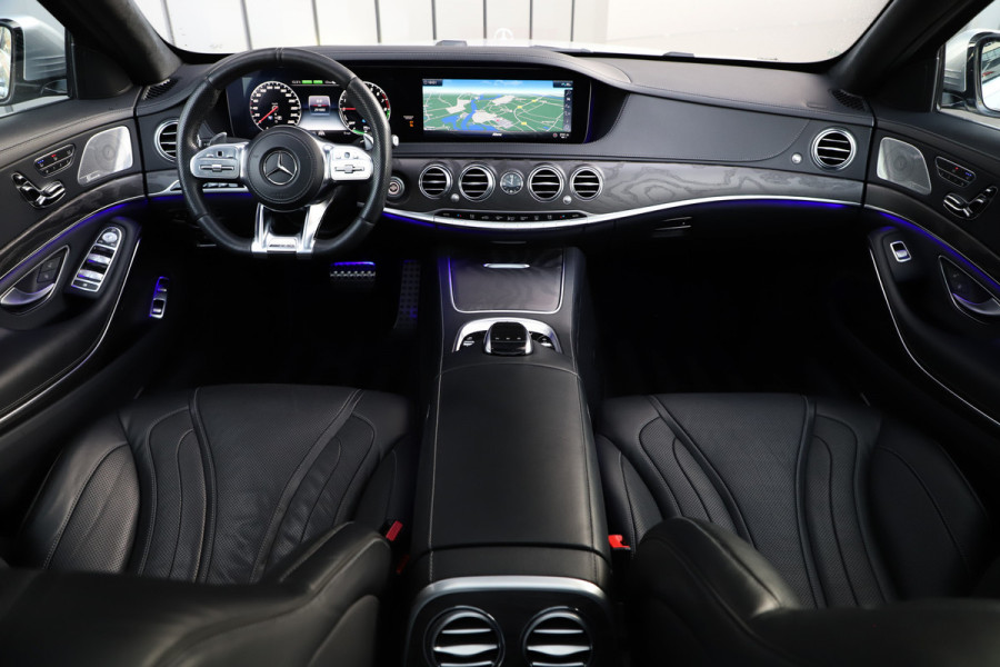 Mercedes-Benz S-Klasse 560e AMG Lang | 476PK | Massage | Luchtvering | Head-up | Chauffeurs-pakket | Sfeerverlichting | Keyless-go | 2019.